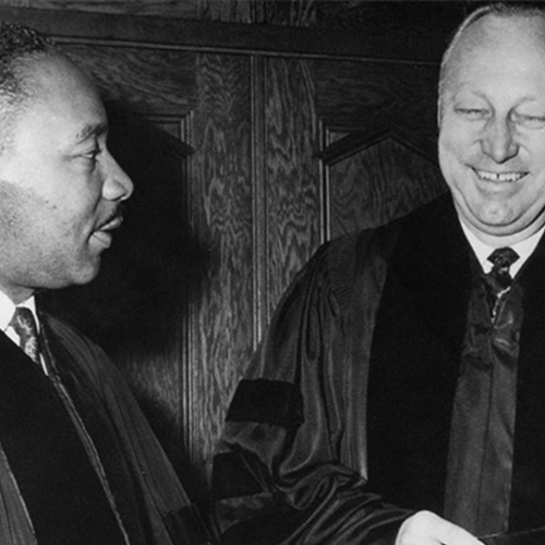 Martin Luther King Jr. with former UMC pastor
